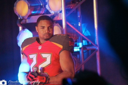 Doug Martin, Running Back, in Tampa Bay Buccaneers New Uniform