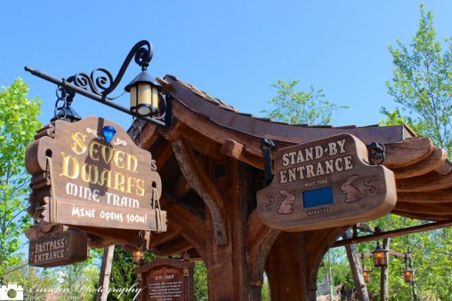 Seven Dwarfs Mine Train Entrance at Disney's Magic Kingdom