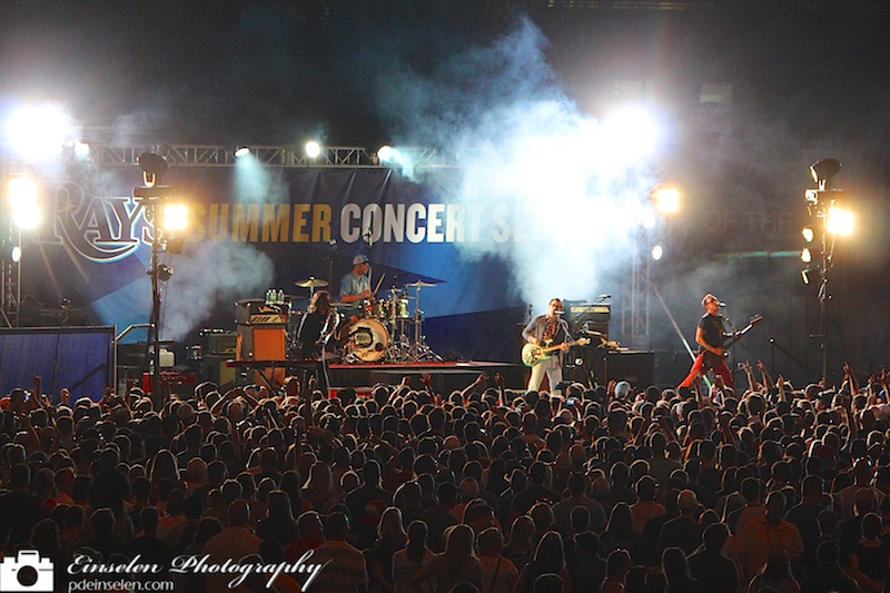 Weezer Performs for Rays Summer Concert Series