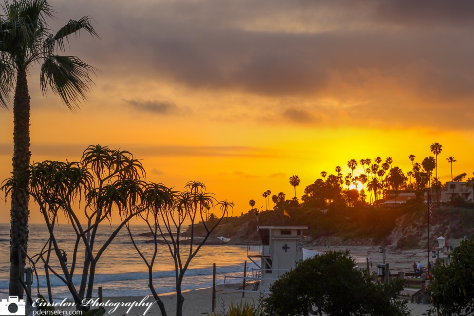Laguna Beach Sunset Retouched